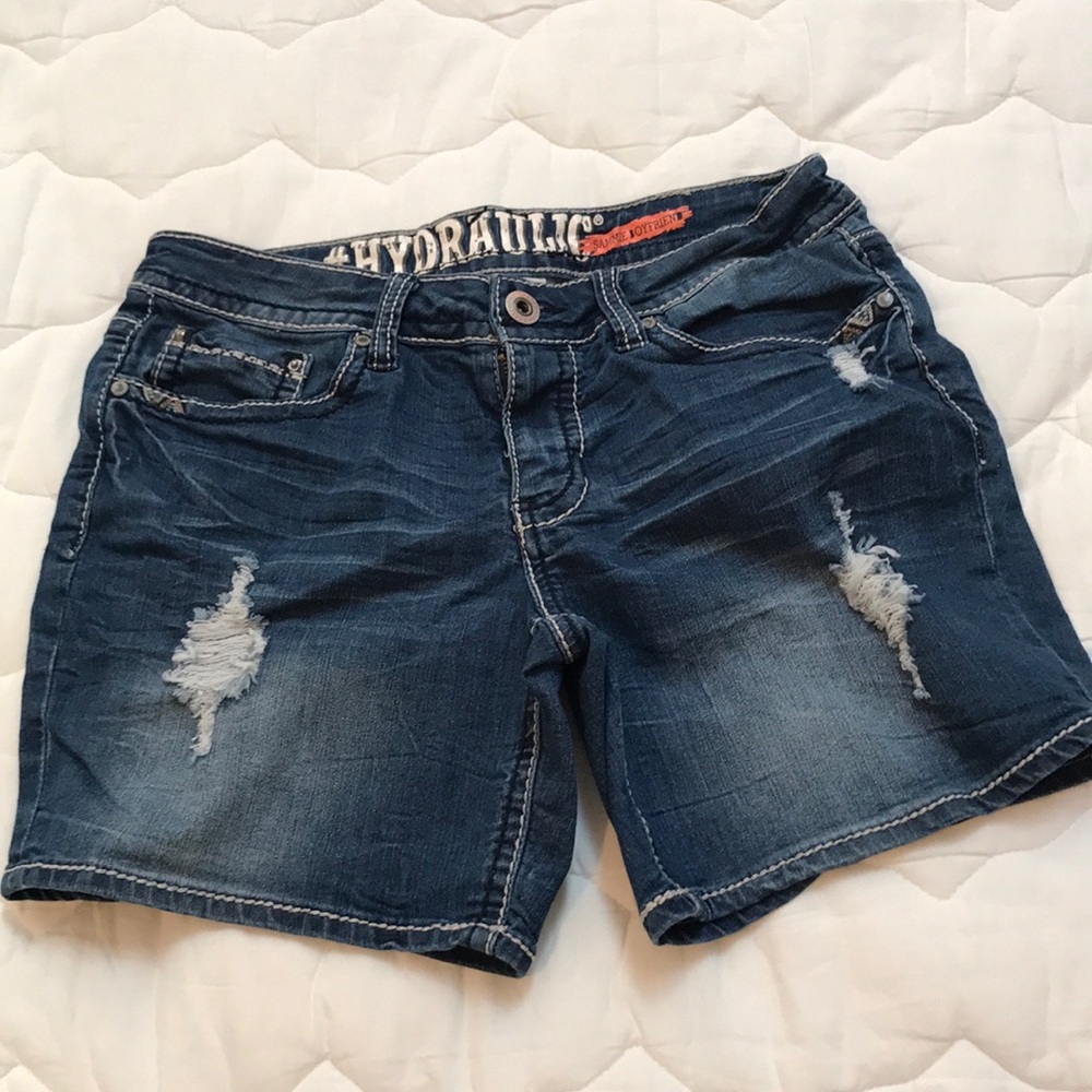 Hydraulic Jean Shorts
